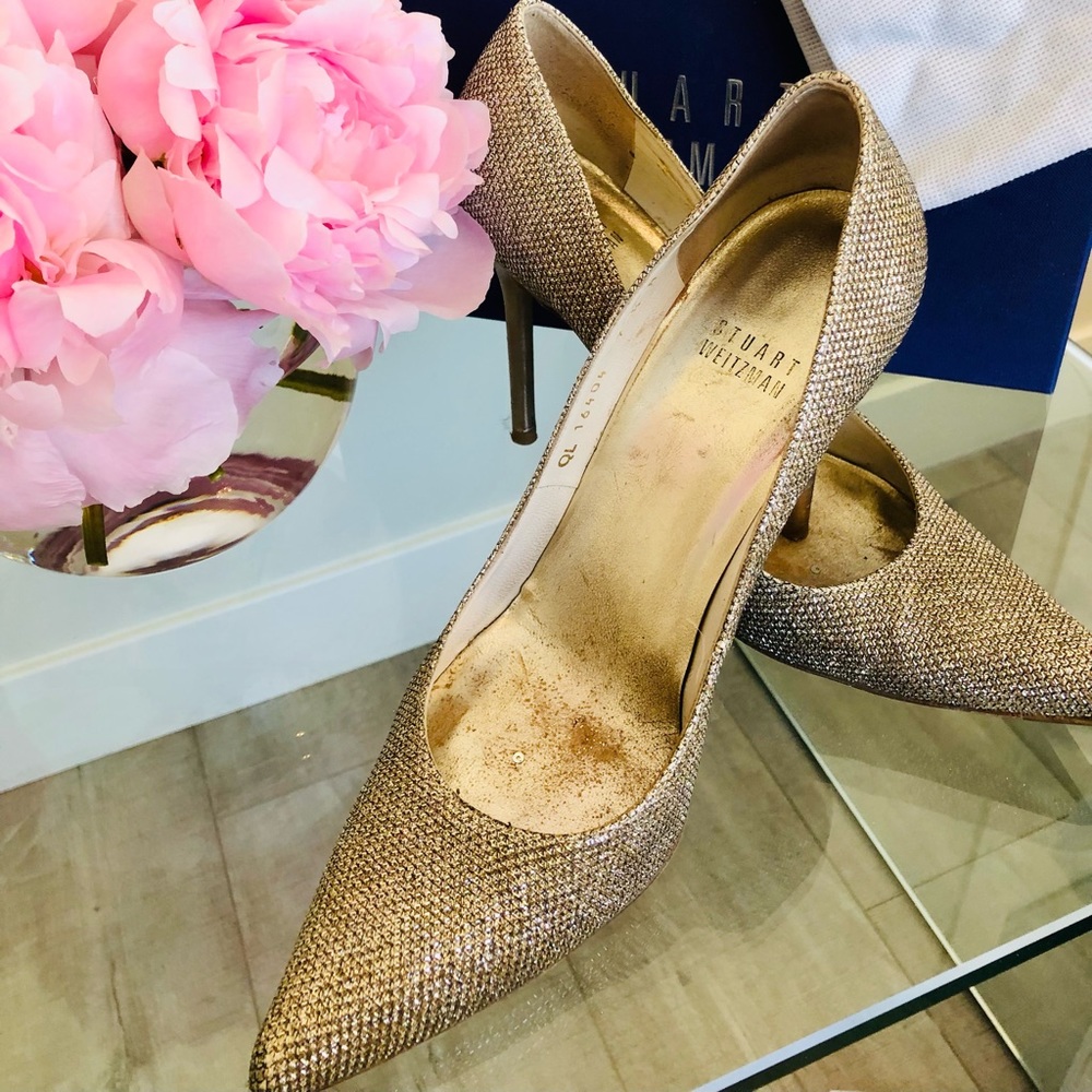 Stuart Weitzman NOUVEAUNOI, Platinum stiletto
